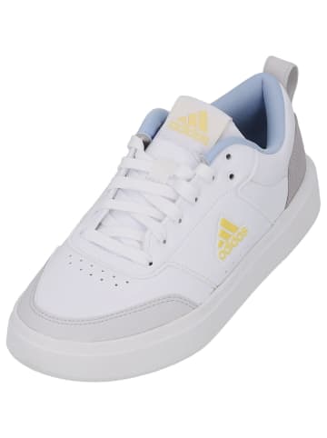 Adidas Sportswear Schnürschuhe in white/silver met