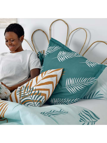 Happy Friday Foliage mint Kissenbezug