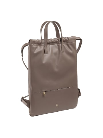 DuDu Ellesmere City Rucksack Leder 44 cm in taupe
