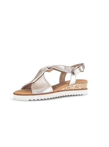 Gabor Comfort Plateau Sandalen in gold