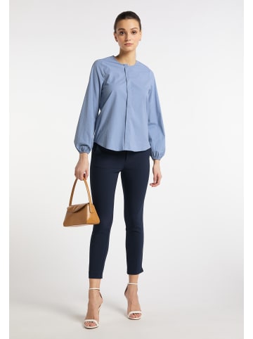 DreiMaster Klassik Damen Bluse in Graublau