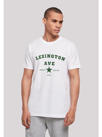 F4NT4STIC T-Shirt Lexington Ave TEE UNISEX in weiß