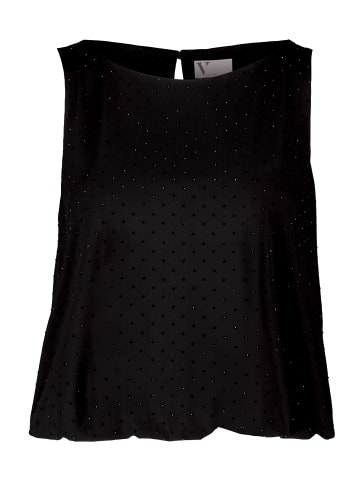 Vera Mont Blusentop im Glitzer-Look in Schwarz