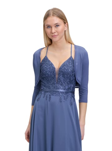 Vera Mont Bolero-Jacke figurbetont in Blue Stone