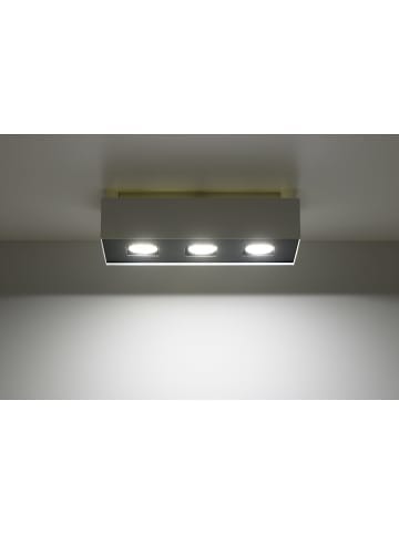 Nice Lamps Deckenleuchte HYDRA 3  in weiss H 11cm