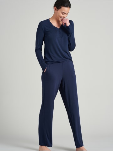 Schiesser Pyjamahose Mix+Relax in blue