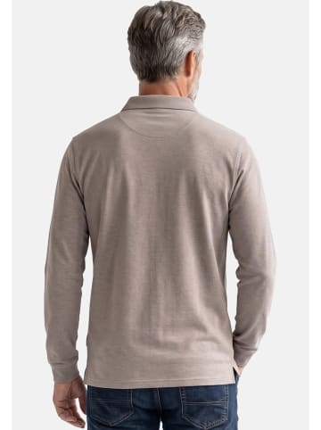 Casa moda Poloshirt Basic in Hellgrün / beige