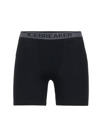 icebreaker Boxershort Anatomica in Schwarz