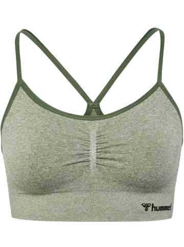 Hummel Hummel T-Shirt Hmlci Yoga Damen Dehnbarem Atmungsaktiv Schnelltrocknend Nahtlosen in SEAGRASS MELANGE