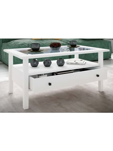 ebuy24 Couchtisch LingisL 1 Weiß 90 x 54 cm