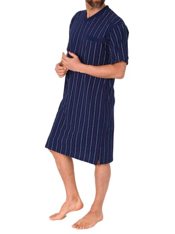 NORMANN kurzarm Nachthemd Streifen - 72260 in rot