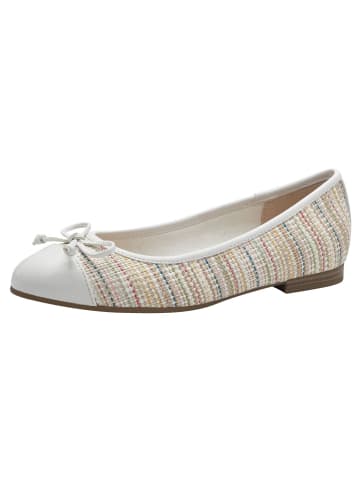 Marco Tozzi Ballerina in WHITE MULTI
