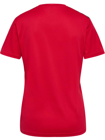 Hummel Hummel T-Shirt Hmlauthentic Multisport Damen Atmungsaktiv Feuchtigkeitsabsorbierenden in TRUE RED