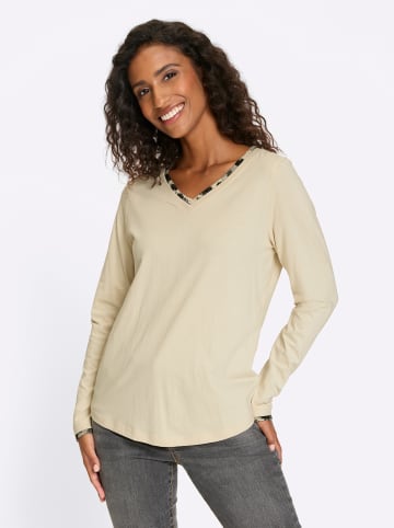 Heine Langarm-Shirt in sand