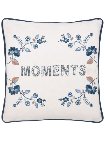 Greengate Kissen MOZY MOMENTS Weiß Blau 40x40