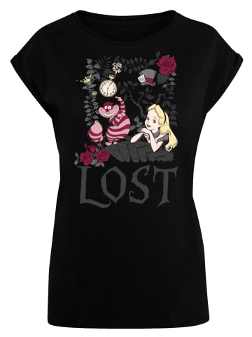 F4NT4STIC T-Shirt Disney Alice im Wunderland Lost in schwarz