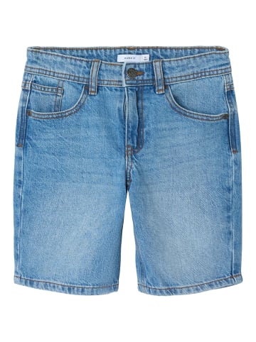 name it Shorts in Light Blue Denim