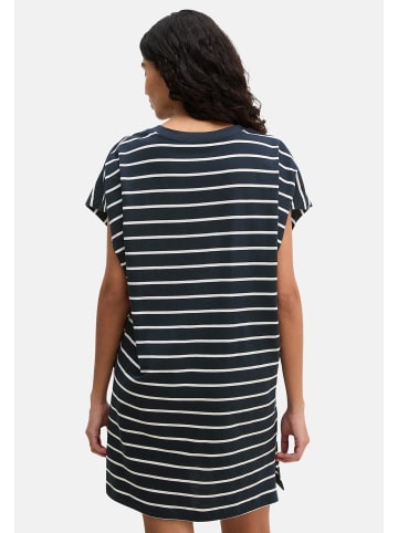 Marc O´Polo Bodywear Nachthemd Mix & Match Cotton in Dark navy stripe