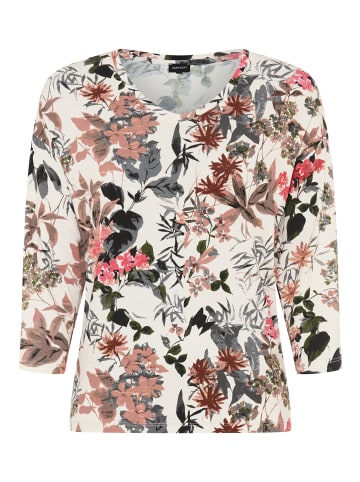 Laura Scott 3/4-Arm-Shirt in weiß-geblümt