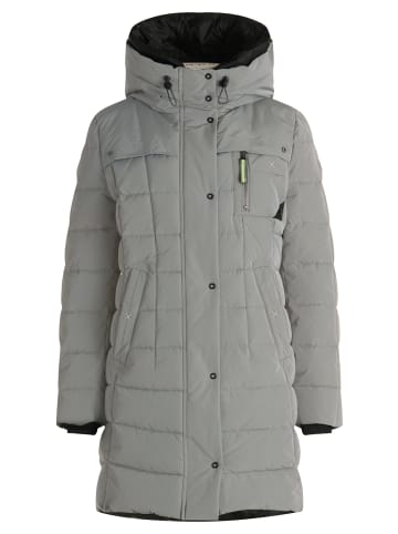 AMBER & JUNE Winterjacke mit Kapuze in Salvia