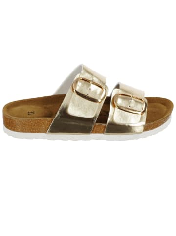 BIOSOFT Sandalen Twostraps in Gold