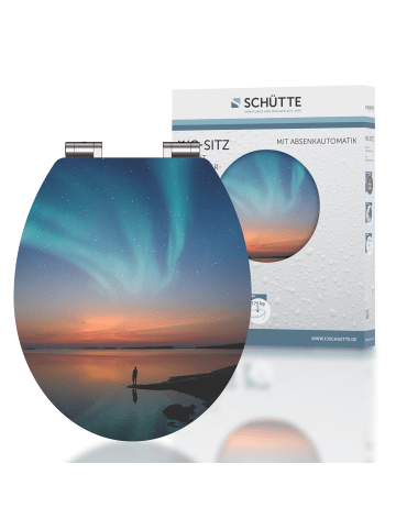 Franz Joseph Schütte MDF HG WC-Sitz POLAR LIGHTS, mit Absenkautomatik