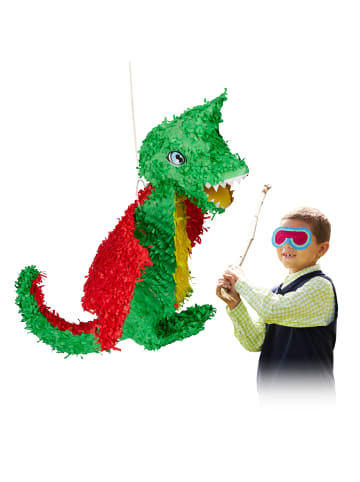 relaxdays Pinata Drache in Bunt