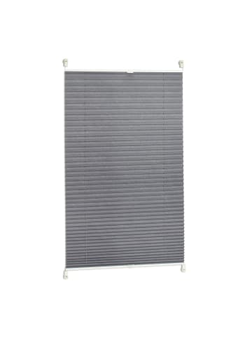 relaxdays 4x Plissee in Grau - (B)100 x (H)130 cm