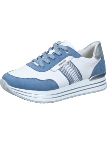 remonte Schnürschuhe in bleu/weiss/silver/weiss