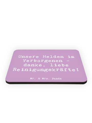 Mr. & Mrs. Panda Kühlschrankmagnet Spruch Reinigungskraft Helden... in Lavendeltraum
