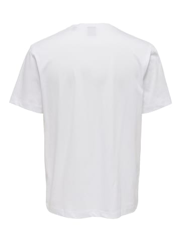 Only&Sons T-Shirt 2er-Set Rundhals Kurzarm in Weiß-2