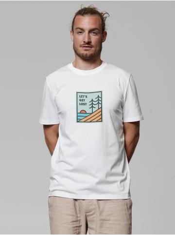 wat? Apparel T-Shirt Let's Get Lost in Off White