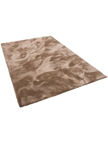 Snapstyle Luxus Hochflor Shaggy Teppich Velvet in Braun