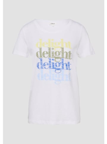 s.Oliver T-Shirt in 01D0_weiß