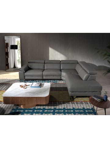Angel Cerdá Relax-Ecksofa 6111 Chaise Longue Schwarz/Grau – 295x232x97 cm