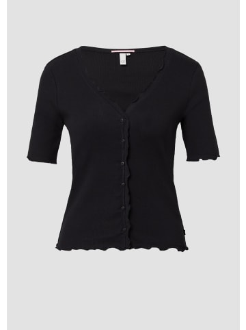 QS T-Shirt in 9999_schwarz