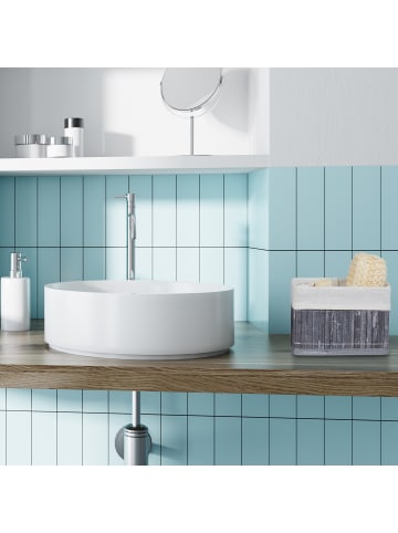 relaxdays 12 x Aufbewahrungskorb in Grau