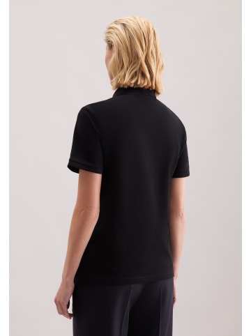 Seidensticker Polo Shirt Regular in Schwarz