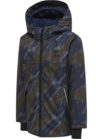 Hummel Reißverschluss Jacke Daumenlöcher Hmllogan Lebensstil Jungen in DARK OLIVE