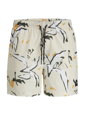 JACK & JONES Junior Bade-Shorts 'Maui' in weiß