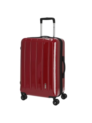 Check.In London 2.0 - 4-Rollen-Trolley 67 cm (orange) in beere