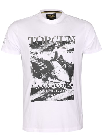 TOP GUN T-Shirt TG25009 in white