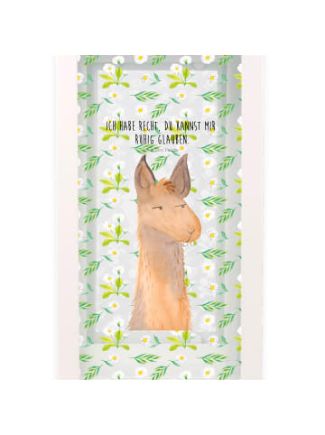 Mr. & Mrs. Panda Laterne Lamakopf Genervt mit Spruch in Transparent