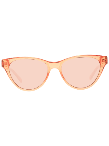 Benetton Frauen Sonnenbrille Schmetterling Orange