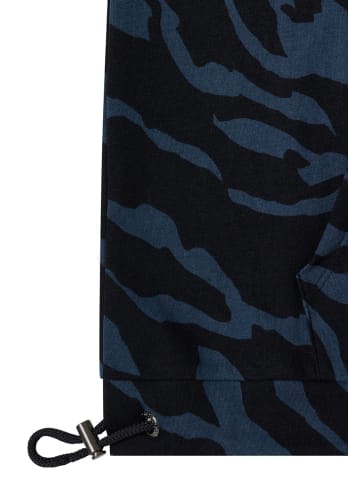 Cecil Gemustertes Kapuzenshirt in Blau