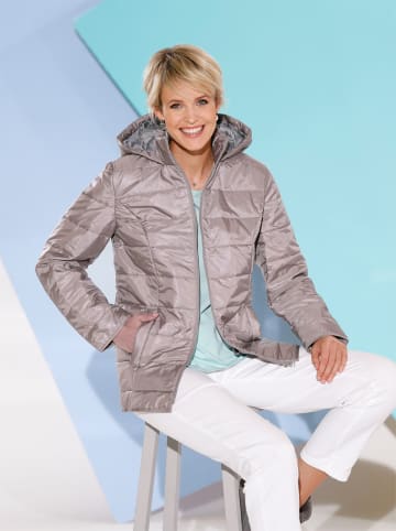 Sieh an! Steppjacke in taupe