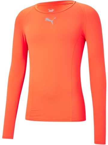 Puma T-Shirt "LIGA Baselayer Tee Longsleeve" in Orange
