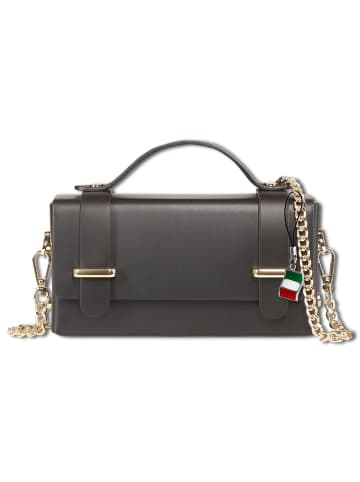 Florence Florence Handtasche Leder schwarz ca. 19cm