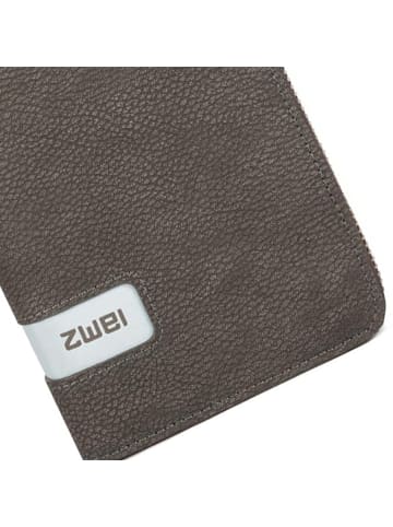 Zwei Mademoiselle Geldbörse 20 cm in nubuk stone