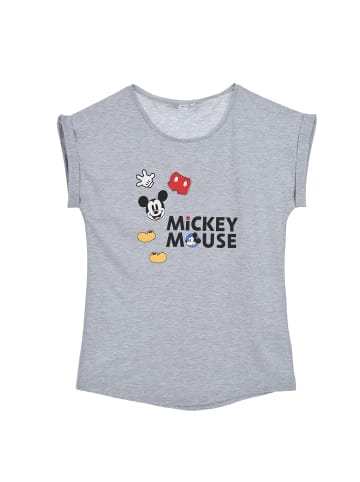 Disney Mickey Mouse T-Shirt kurzarm von Mickey Mouse in Grau